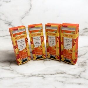 Burt’s Bees Hand Cream | 4pk Orange Blossom & Pistachio | 1 oz Each | Travel Siz